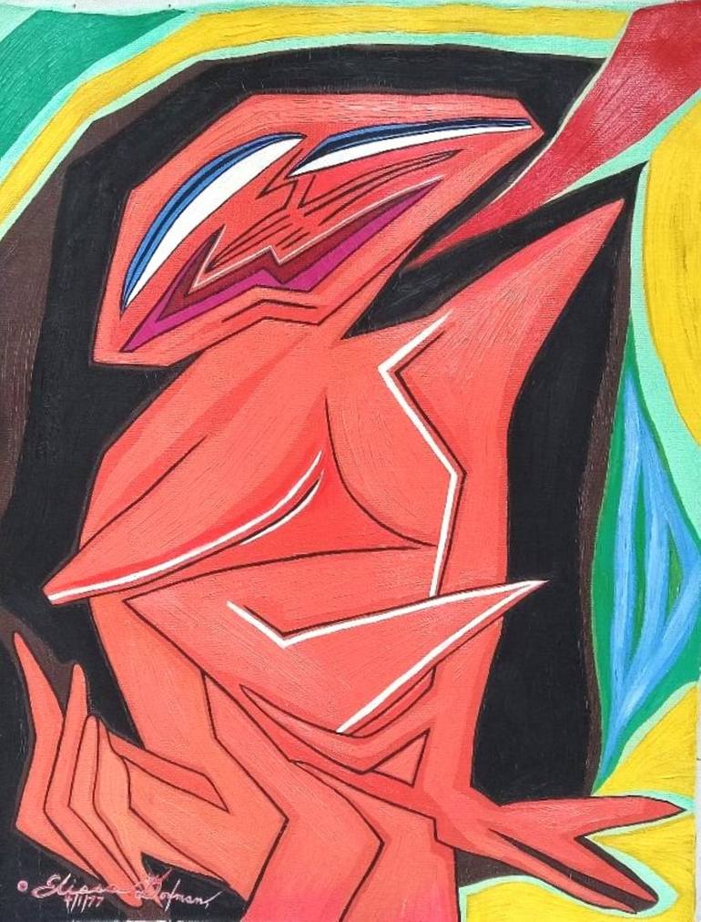 Print of Abstract Women Paintings by Elissa Dorfman