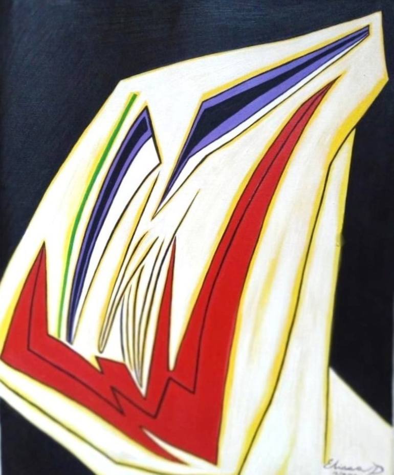 Print of Abstract People Paintings by Elissa Dorfman