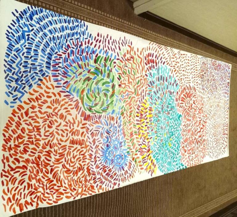 Original Contemporary Abstract Painting by Elissa Dorfman