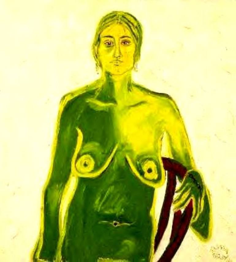 Original Portraiture People Painting by Elissa Dorfman