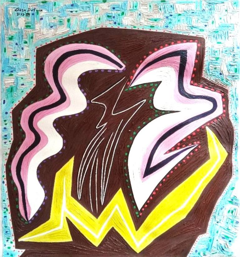 Original Contemporary Abstract Painting by Elissa Dorfman