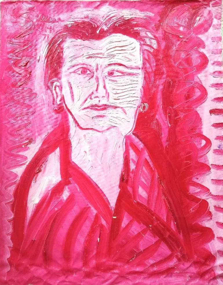 Original Abstract Women Painting by Elissa Dorfman