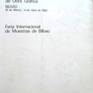 Invitational exhibition ARTEDER'82 BILBAO