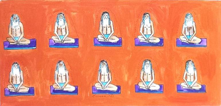 Original Figurative People Painting by Elissa Dorfman