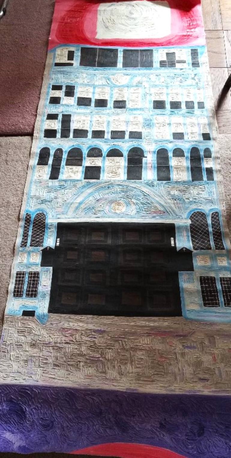 Original Realism Architecture Painting by Elissa Dorfman
