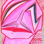 Pink Face 1982 by Elissa Dorfman
