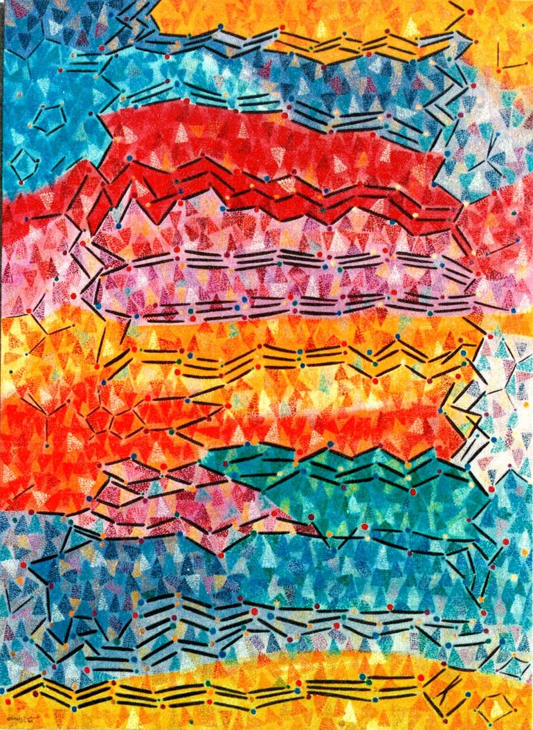 Original Abstract Painting by Elissa Dorfman