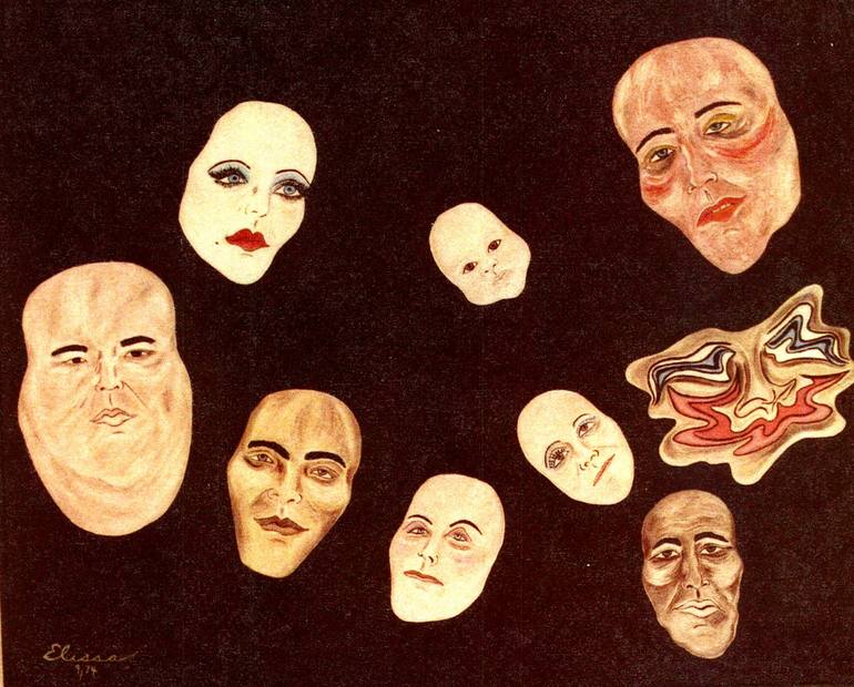 Original Realism People Painting by Elissa Dorfman