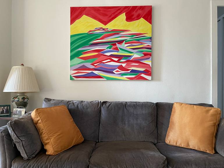 Original Abstract Painting by Elissa Dorfman