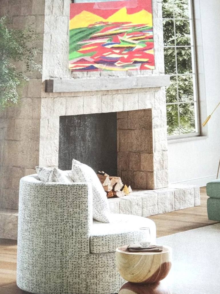 Original Abstract Painting by Elissa Dorfman
