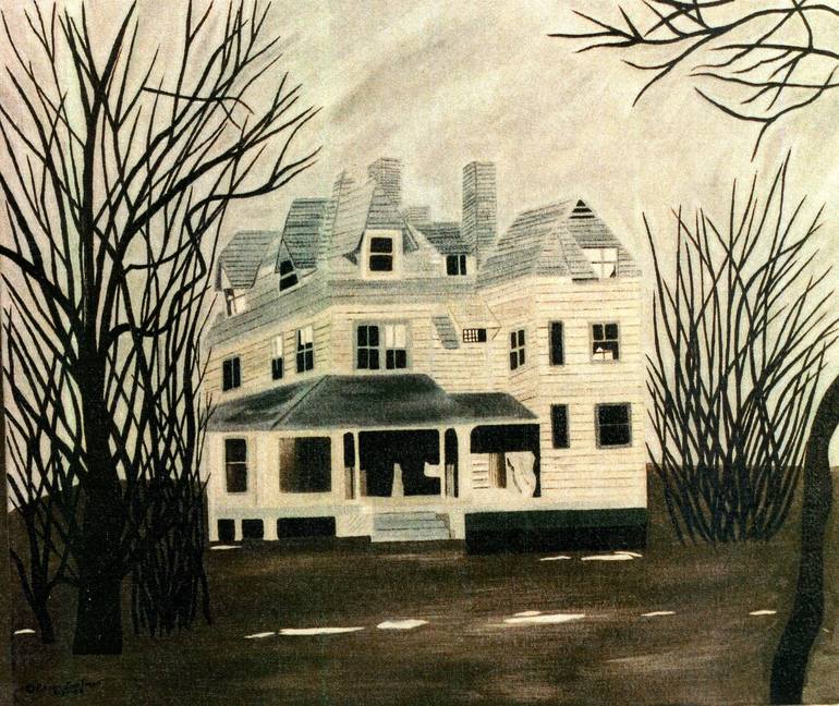 Original Home Painting by Elissa Dorfman