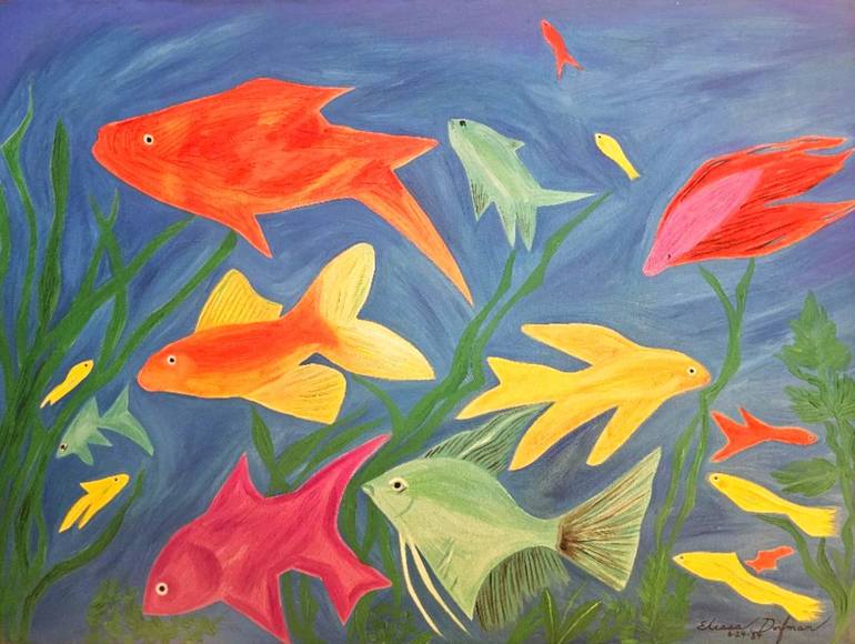 Original Other Animal Painting by Elissa Dorfman