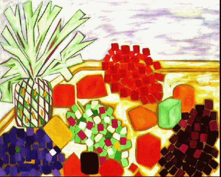 Original Modern Food Painting by Elissa Dorfman