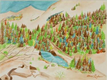 Print of Realism Landscape Paintings by Elissa Dorfman