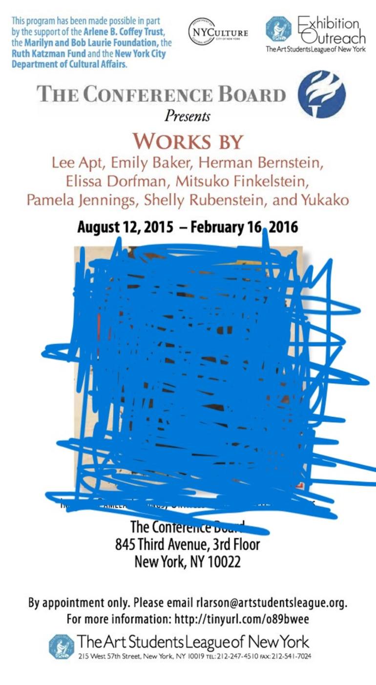 Original Modernism Abstract Painting by Elissa Dorfman