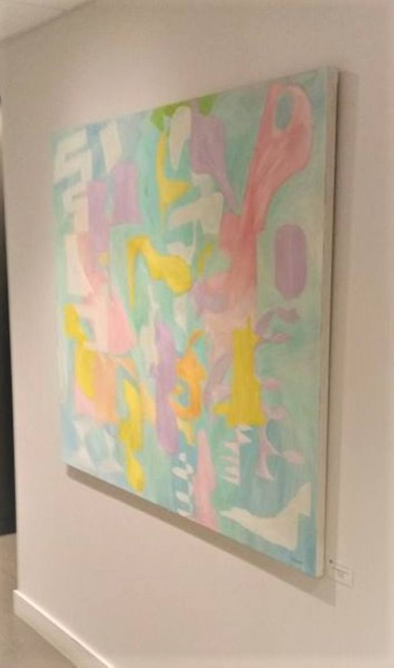 Original Modernism Abstract Painting by Elissa Dorfman