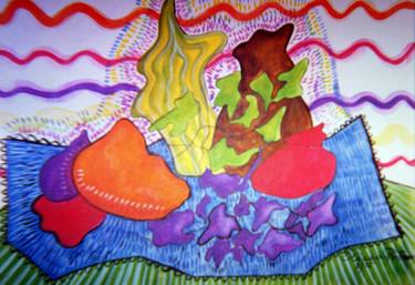 Print of Abstract Food Paintings by Elissa Dorfman