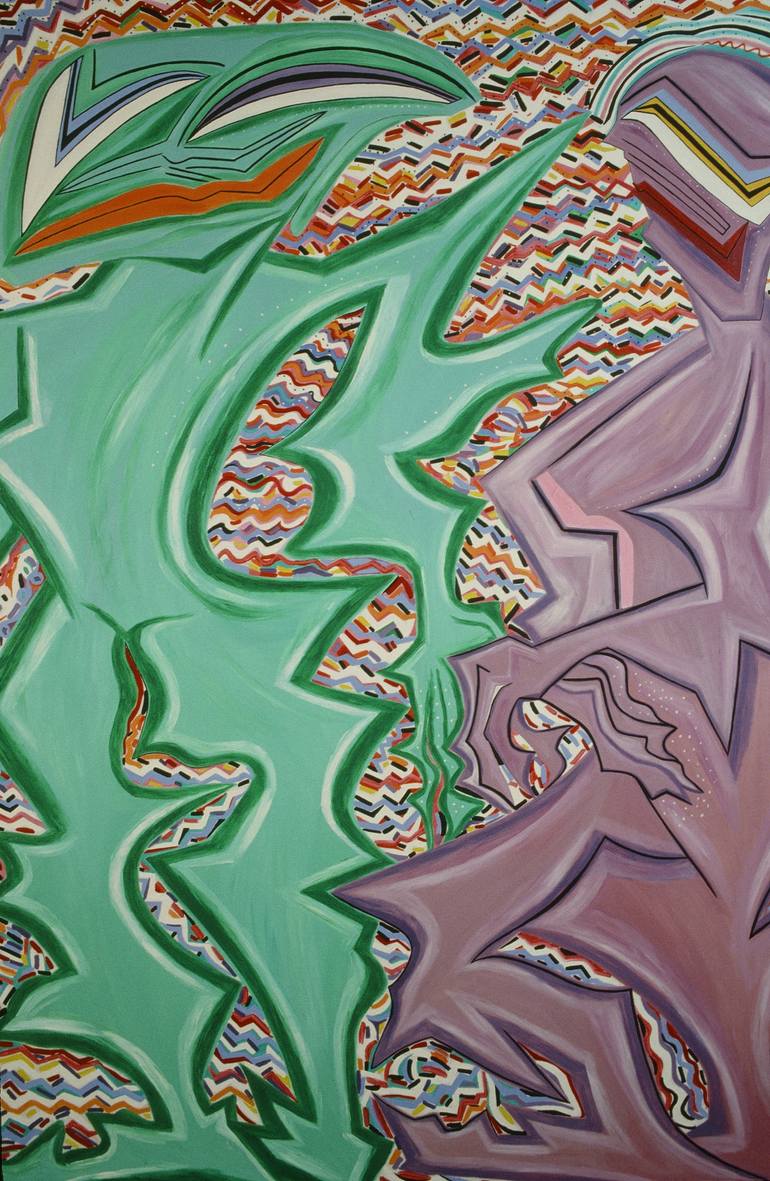 Original Abstract Painting by Elissa Dorfman