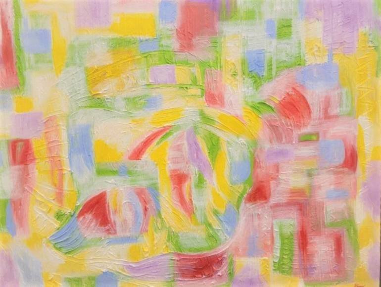 Original Abstract Painting by Elissa Dorfman