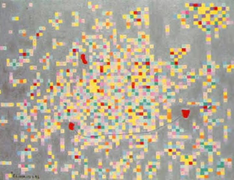 Original Abstract Painting by Elissa Dorfman