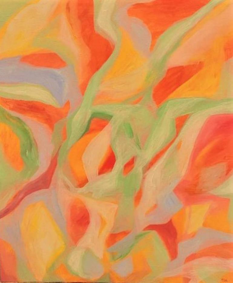 Original Abstract Painting by Elissa Dorfman