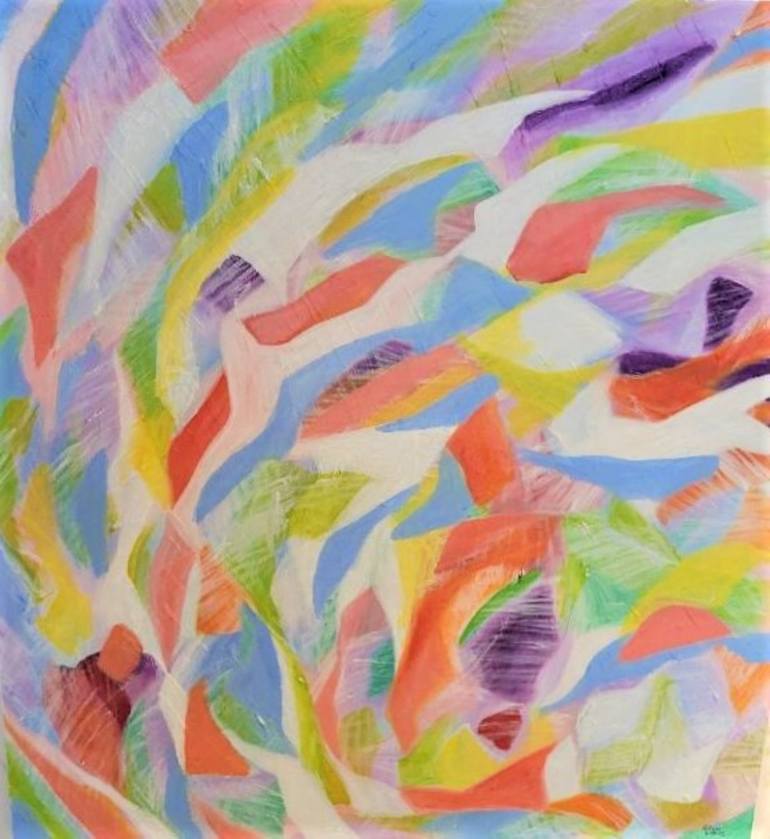 Original Abstract Painting by Elissa Dorfman