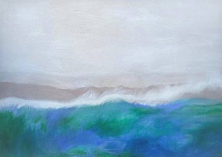 Original Beach Painting by Elissa Dorfman