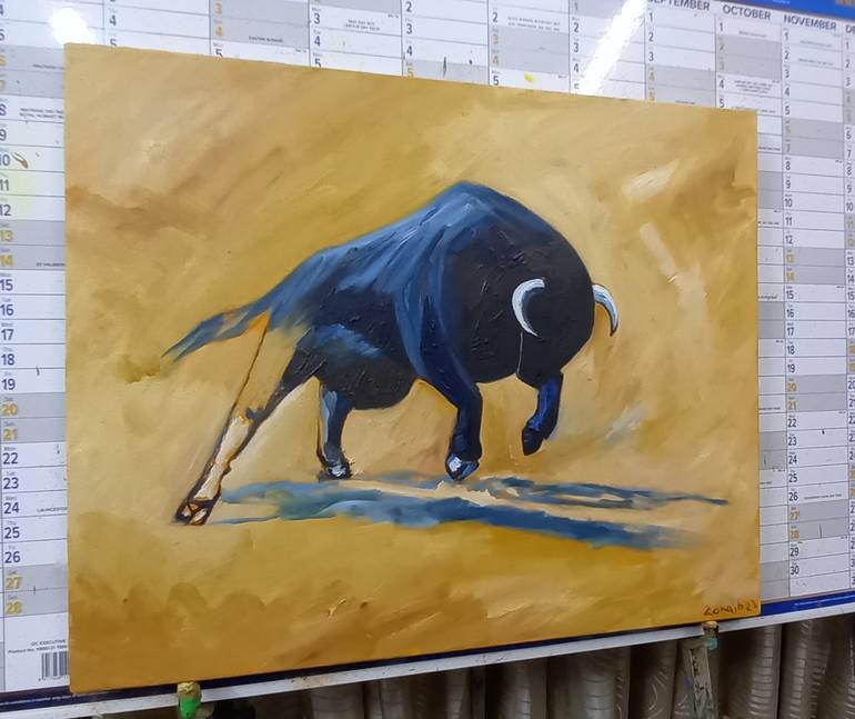 Original Animal Painting by zohaib ahmed
