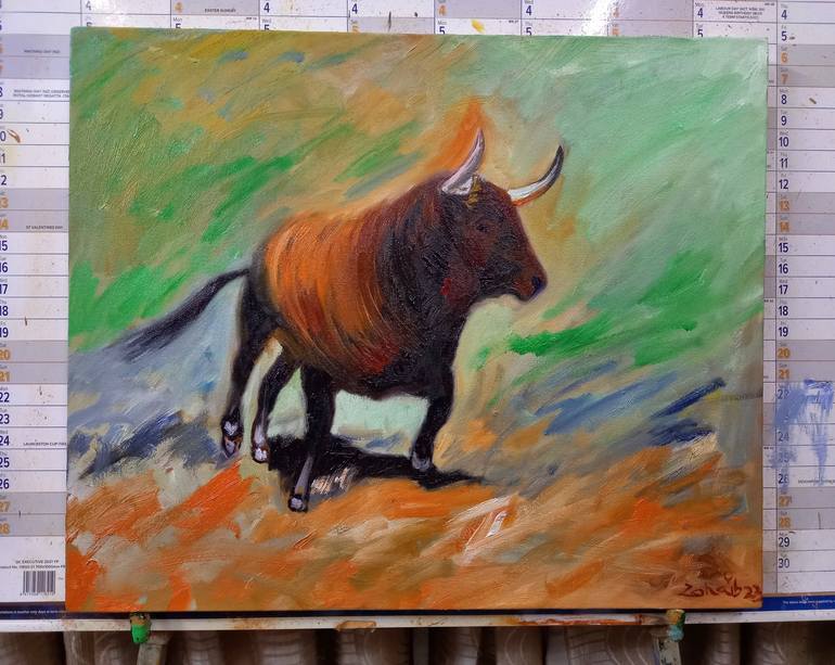 Original Animal Painting by zohaib ahmed