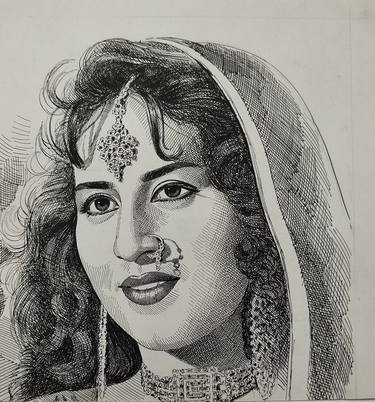 Original Women Drawings by zohaib ahmed