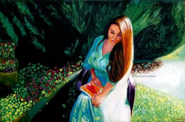 Original Figurative Women Paintings by zohaib ahmed