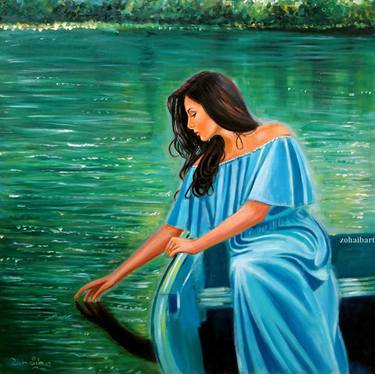 Original Women Paintings by zohaib ahmed