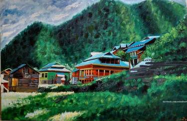 Original Realism Landscape Paintings by zohaib ahmed
