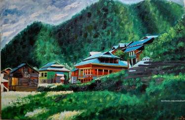 Original Landscape Paintings by zohaib ahmed