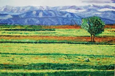 Print of Landscape Paintings by zohaib ahmed