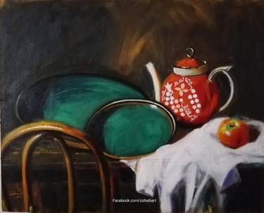 Original Impressionism Still Life Paintings by zohaib ahmed