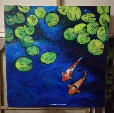 Original Conceptual Fish Paintings by zohaib ahmed