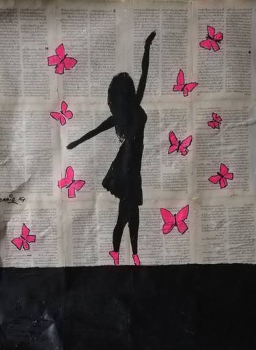 Girl with Pink Butterfly thumb