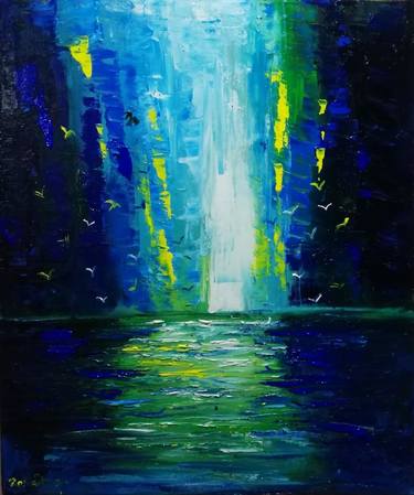 Original Abstract Landscape Paintings by zohaib ahmed