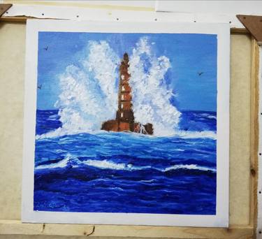 Original Fine Art Seascape Paintings by zohaib ahmed