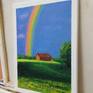 Beautiful rainbow painting made this in end of 2020 , its a colorful beginning to those who survive in covid 19