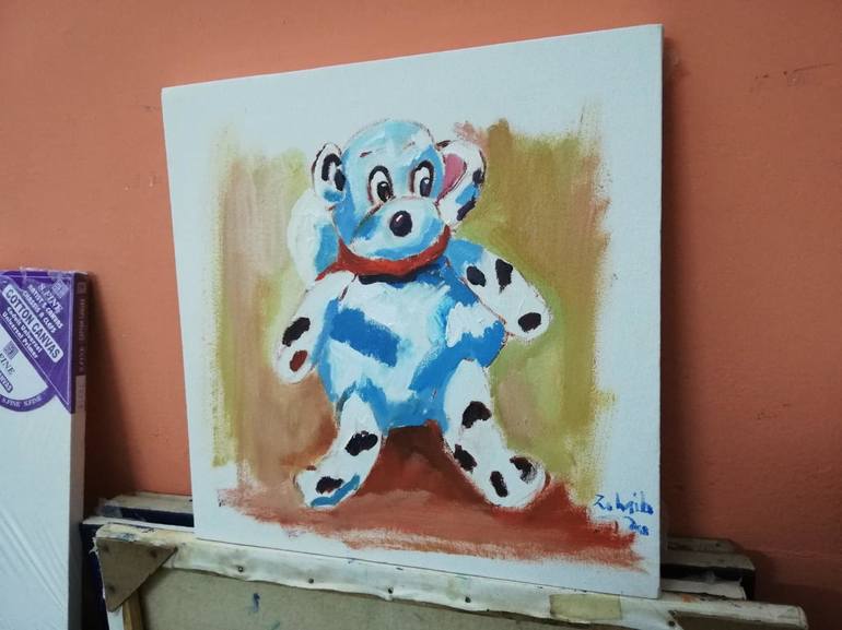 Original Dogs Painting by zohaib ahmed