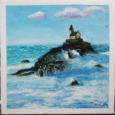 Original Fine Art Seascape Paintings by zohaib ahmed