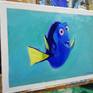 Dory from finding Nemo movie, i love her character in this movie , so funny and adorable thats why i drew her.