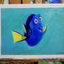 Dory from finding Nemo movie, i love her character in this movie , so funny and adorable thats why i drew her.