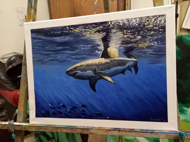 Original Fish Painting by zohaib ahmed