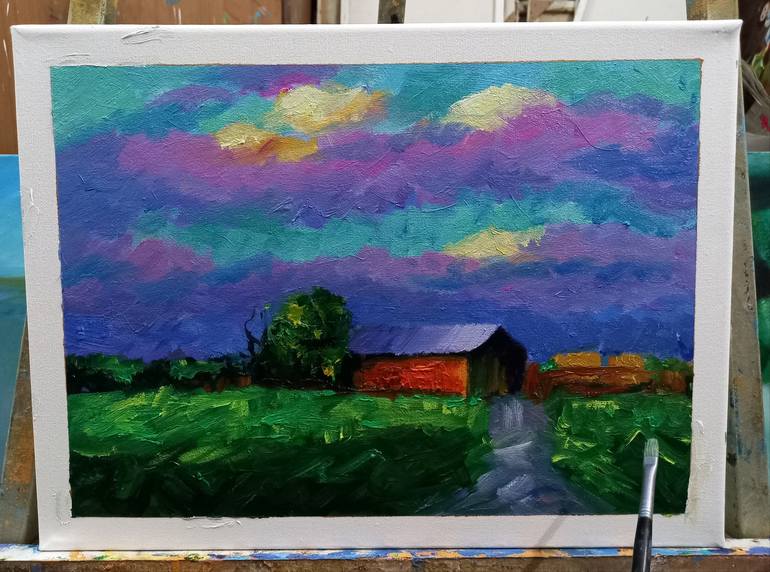 Original Landscape Painting by zohaib ahmed