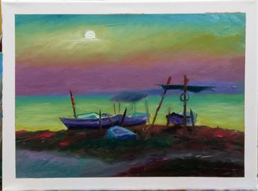 Original Abstract Seascape Paintings by zohaib ahmed