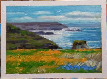 Print of Expressionism Seascape Paintings by zohaib ahmed