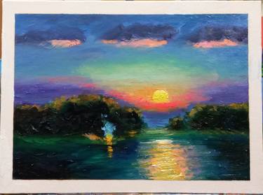 Original Seascape Paintings by zohaib ahmed